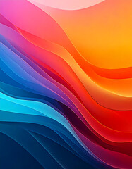 Obraz premium abstract colorful wave background