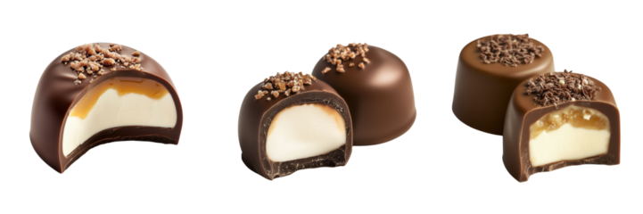 Delicious chocolate treats bakery food photography sweet close-up