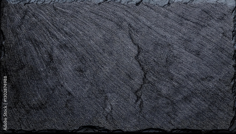Aufkleber dark textured slate stone background with natural cracks, rough surface pattern, and subtle linear structure for design and mockup

