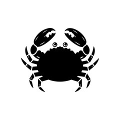 Vintage  engraving illustration of crab. Seafood emblem with crab. Vector crab illustration