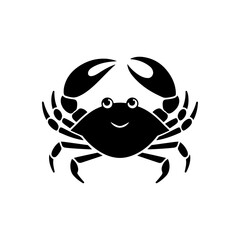 Vintage  engraving illustration of crab. Seafood emblem with crab. Vector crab illustration
