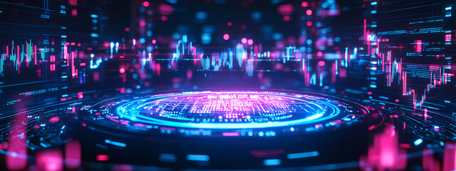 Holographic Data Funnel Emerging from Tablet