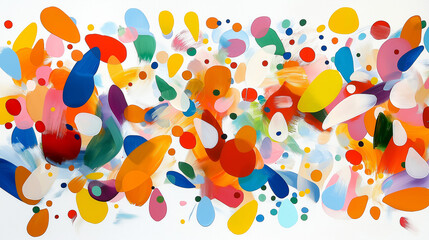 Fototapeta premium A chaotic symphony of brushstrokes and textures, expressing the artist's inner turmoil