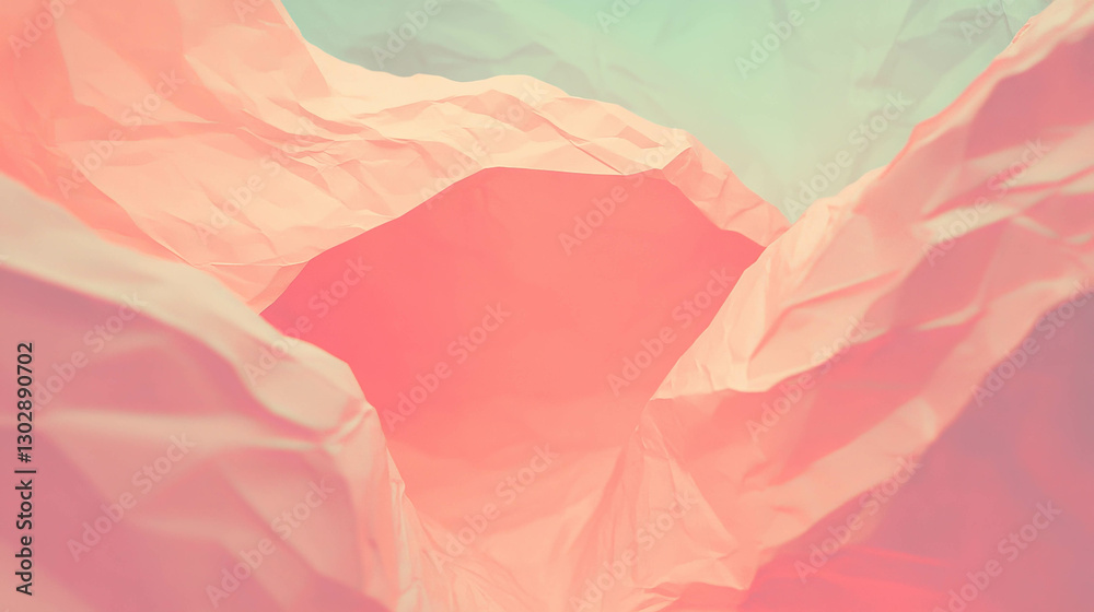 Poster abstract background with textured arches in pastel tones for modern design
