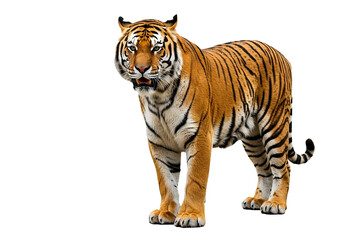 Obraz premium white tiger isolated on white