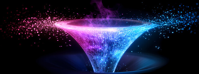 Digital Data Transfer in a Virtual Funnel