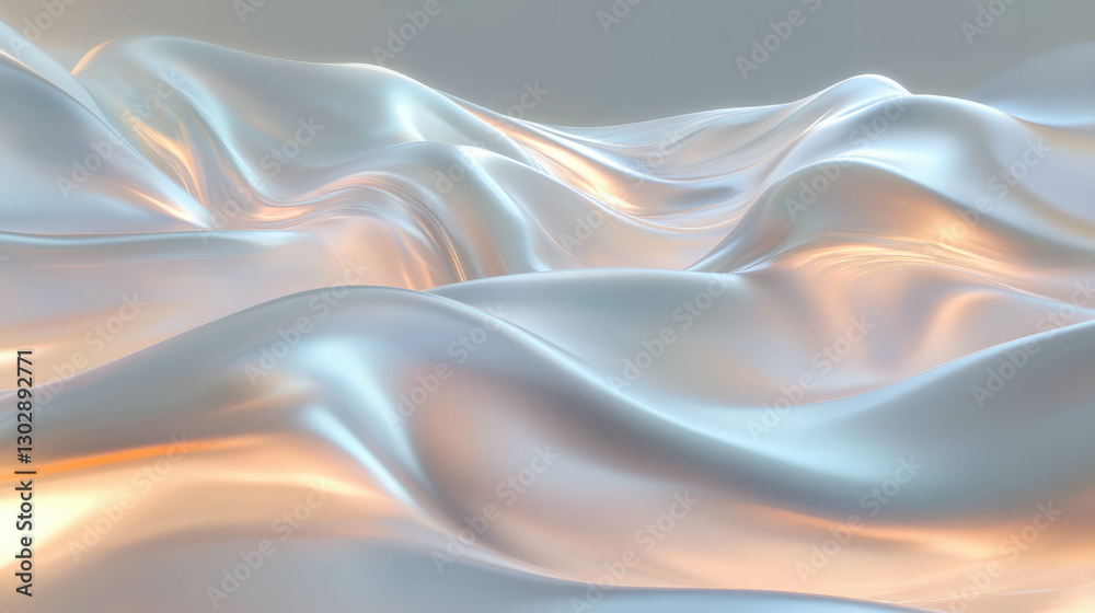 Poster Elegant flowing lines and curves in abstract design background