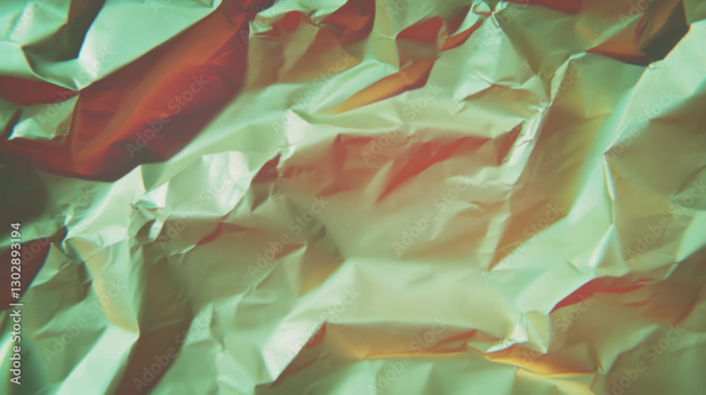 Poster Abstract texture with crumpled paper and multicolored background design