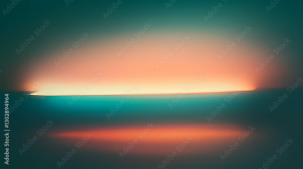 Poster Elegant abstract background with blurry lights and soft color gradients