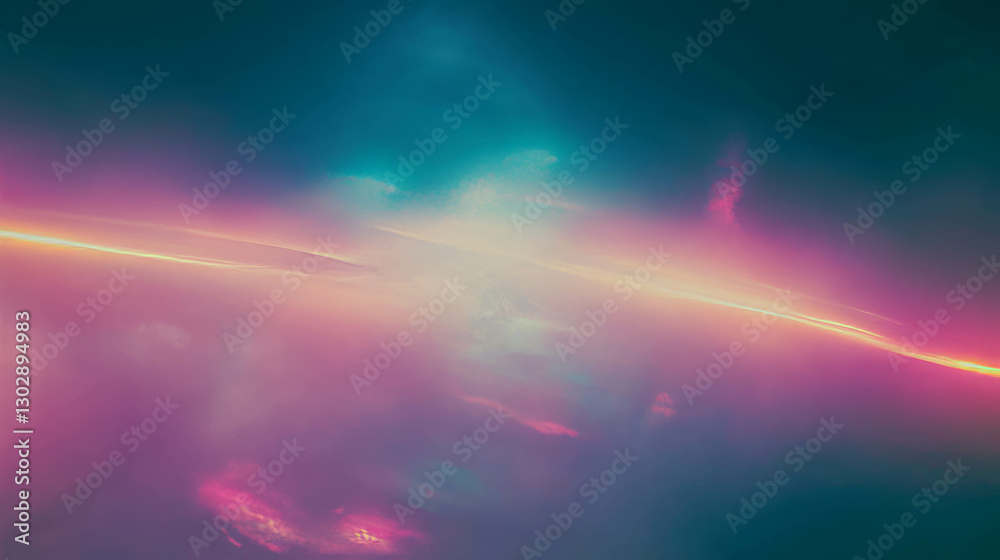 Poster abstract background with blurry lights and soft colors for modern design