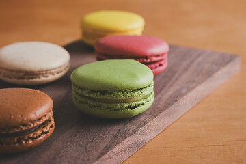 カラフルなマカロン