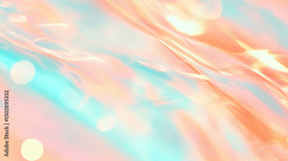 Poster abstract bokeh lights with soft blurred background for creative design