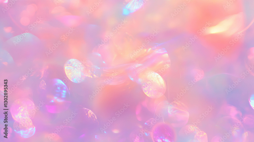 Aufkleber dreamy abstract background with soft bokeh lights for creative designs