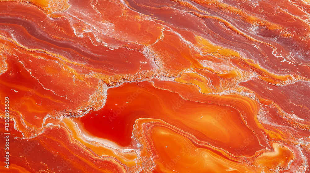 Poster Fiery abstract background with bubbling lava textures for dynamic designs