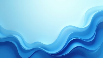 Serene Blue Abstract Waves A Smooth, Elegant Background Design for Modern Presentations and Projects