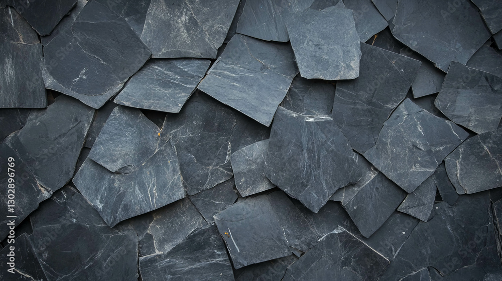 Aufkleber Abstract stone background with fragmented slate shapes for modern design