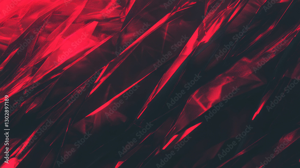 Poster Abstract background with geometric lines and sharp angles in vibrant colors