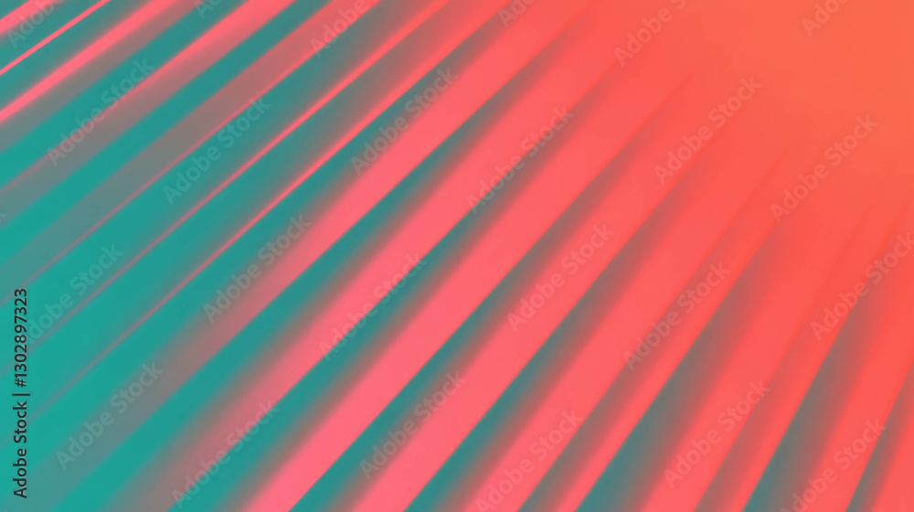 Fototapete Vibrant abstract background with geometric lines and sharp patterns for design