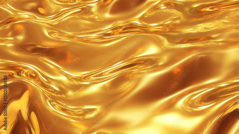 Poster abstract liquid gold texture background for design and art projects