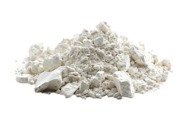 Detailed Calcium Carbonate (CaCO3) from Sands with Crystals Isolated on Transparent Background