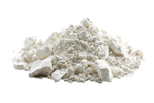 Detailed Calcium Carbonate (CaCO3) from Sands with Crystals Isolated on Transparent Background