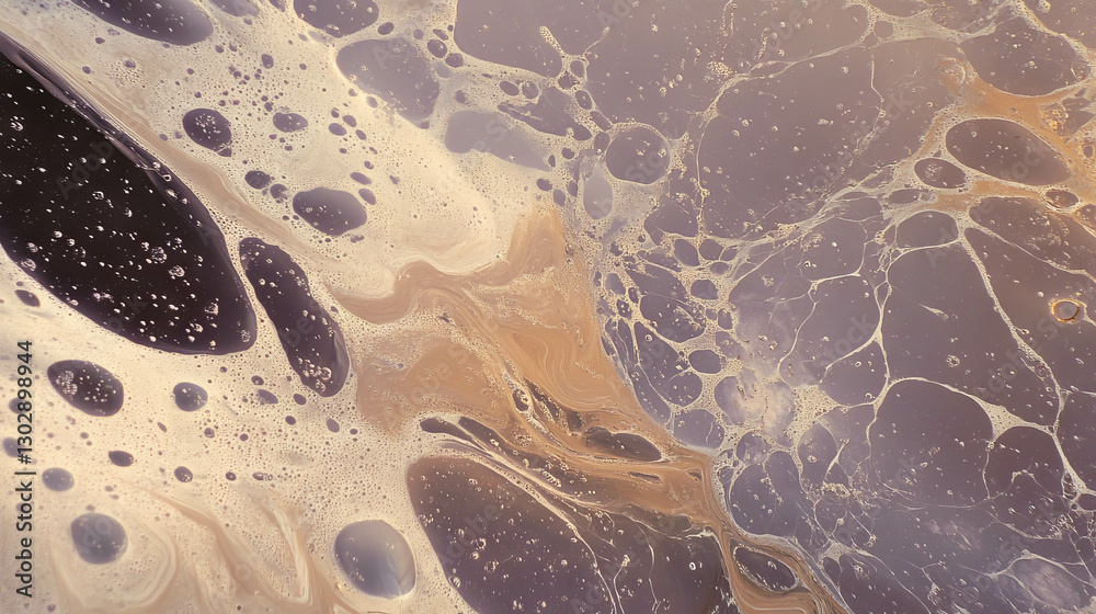 Aufkleber abstract design with microscopic patterns and organic textures for creative backgrounds