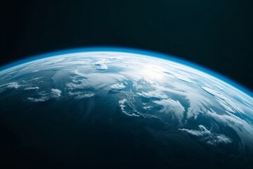 Fototapeta premium Stunning view of Earth's atmosphere from outer space