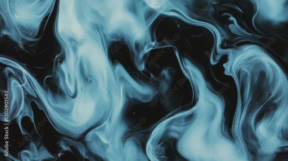Aufkleber abstract background with swirling smoke and dark atmospheric patterns for creative design