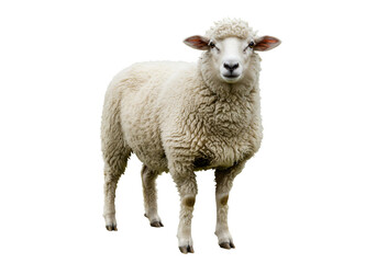 Obraz premium sheep isolated on white background