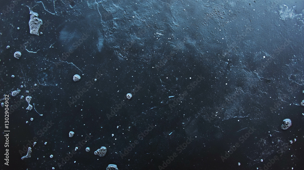 Poster abstract close-up of deep slate gray oil texture for artistic background