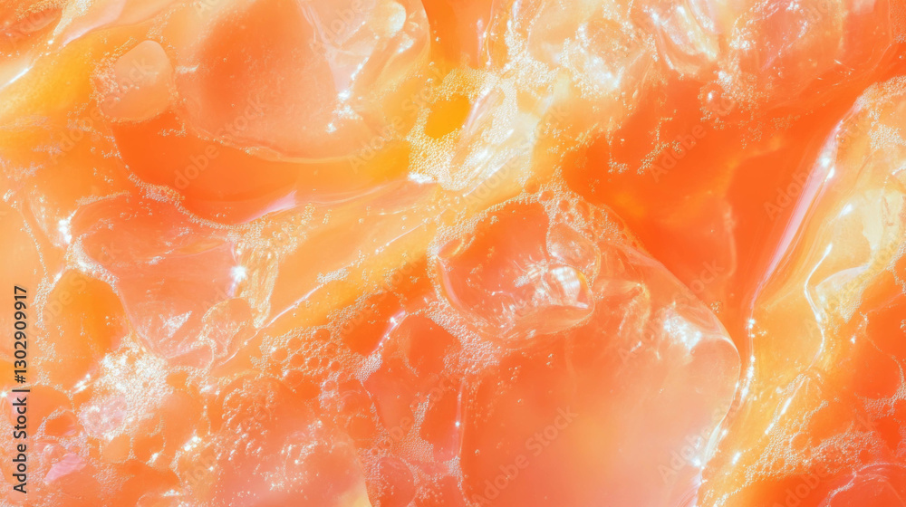 Poster elegant and clean close-up texture of vibrant orange surface for design and backgrounds