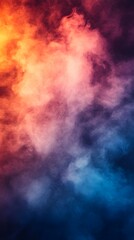 Colorful smoke abstract background