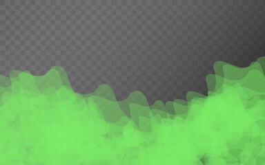 Vector green fog, smoke on transparent background
Vector fog image on transparent background