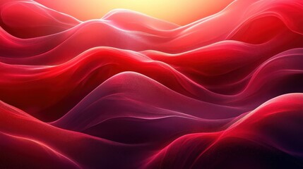 Obraz premium deep red background with gradient effect,cartoon illustration