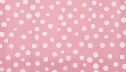 Light Pink colored polkadot pattern background with dots in abstract shapes and sizes as stylish wallpaper design or wrapping paper