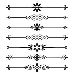 Timeless Line Dividers and Decorative Frame Flourishes