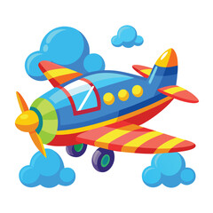 Aeroplan vector image on white background