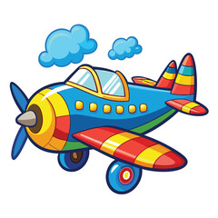 Aeroplan vector image on white background