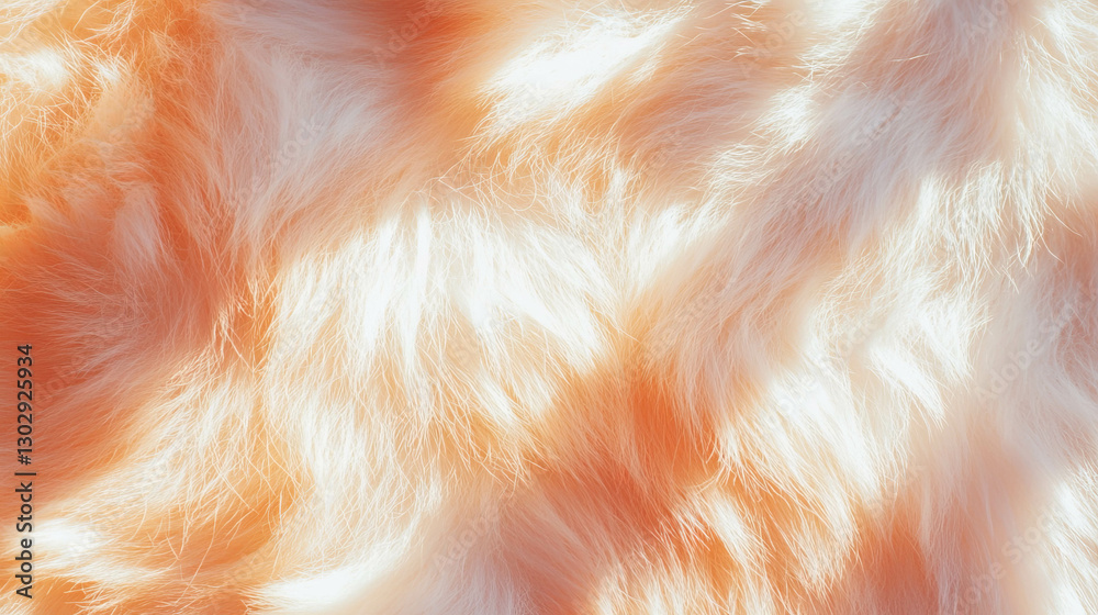 Poster soft textured animal fur with fine hairs for design projects and backgrounds