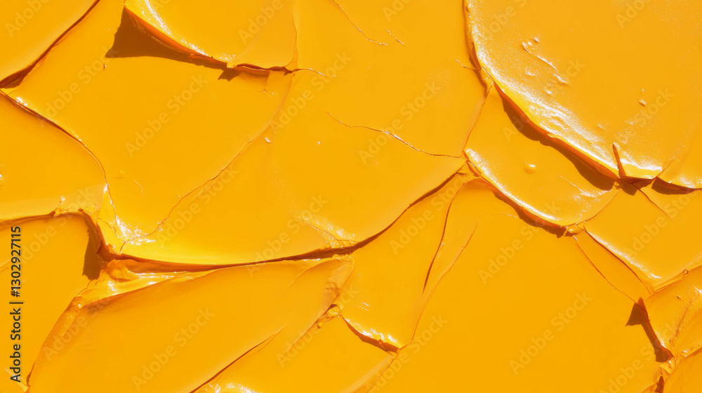 Poster Abstract texture of burnt orange with flaky surface patterns