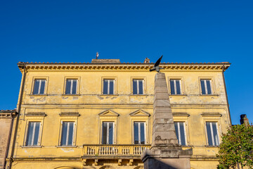A glimpse of the historic center of Collesalvetti, Livorno, Italy