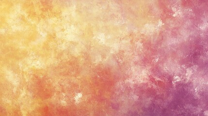 Fototapeta premium A canvas painted in soft, blurred pastel hues, where a gentle transition from pink and yellow creates a tranquil and inviting ambiance, perfect for transforming any space into a haven of tranquility. 