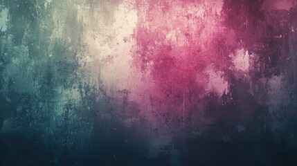 Fototapeta premium A dark canvas pulsates with a dynamic gradient, where red and teal hues blend seamlessly, creating an abstract and textured backdrop for a striking header banner. The red bleeds into the cool 