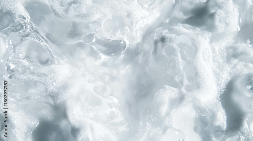Aufkleber intricate frost patterns on glass surface for winter design concepts