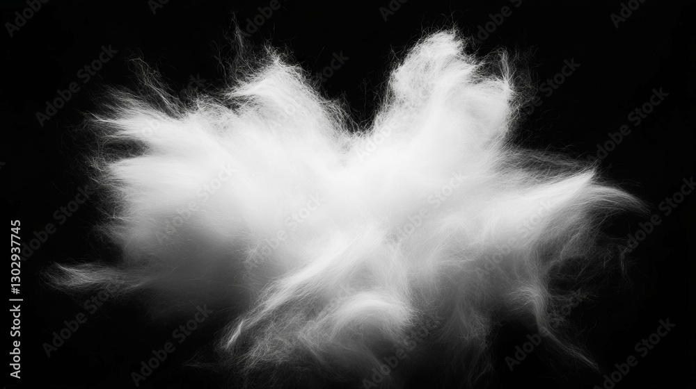 Poster abstract overlay texture of fine soft fur for creative design