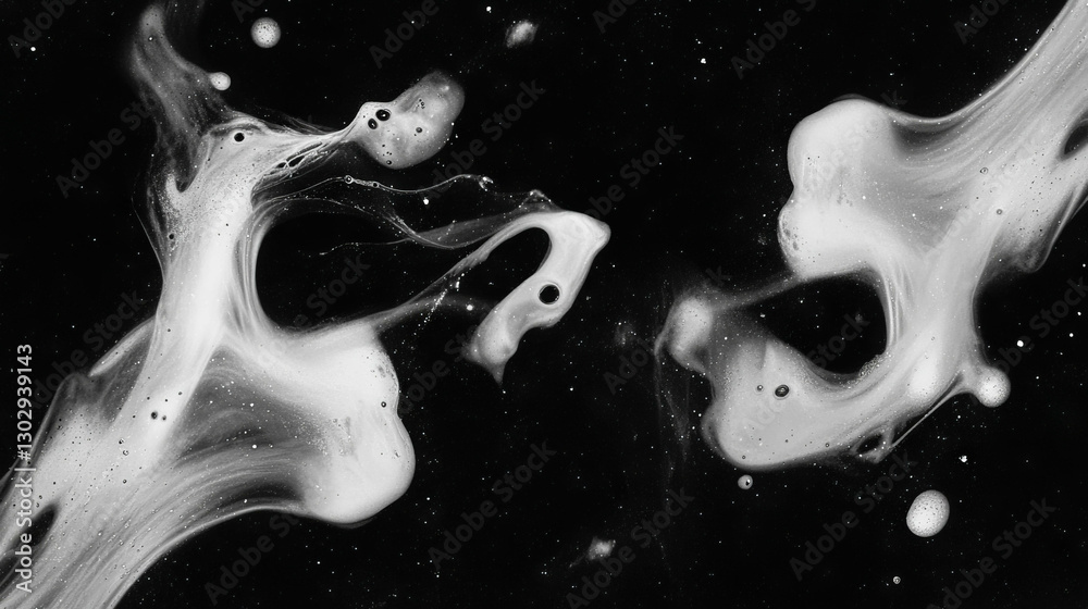 Poster abstract ink splatter and drip texture for creative design and background