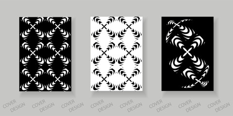 Trends template for design carpet, poster, fleur. Bark network for sales, presentations. Minimal geometric background in black and white. Vector.