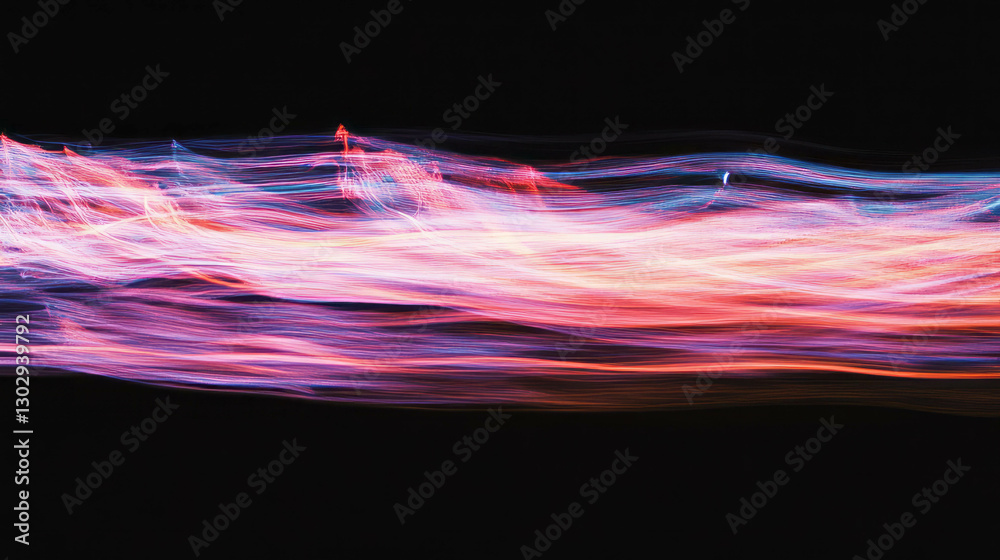 Poster abstract light trail texture for artistic design or background enhancement