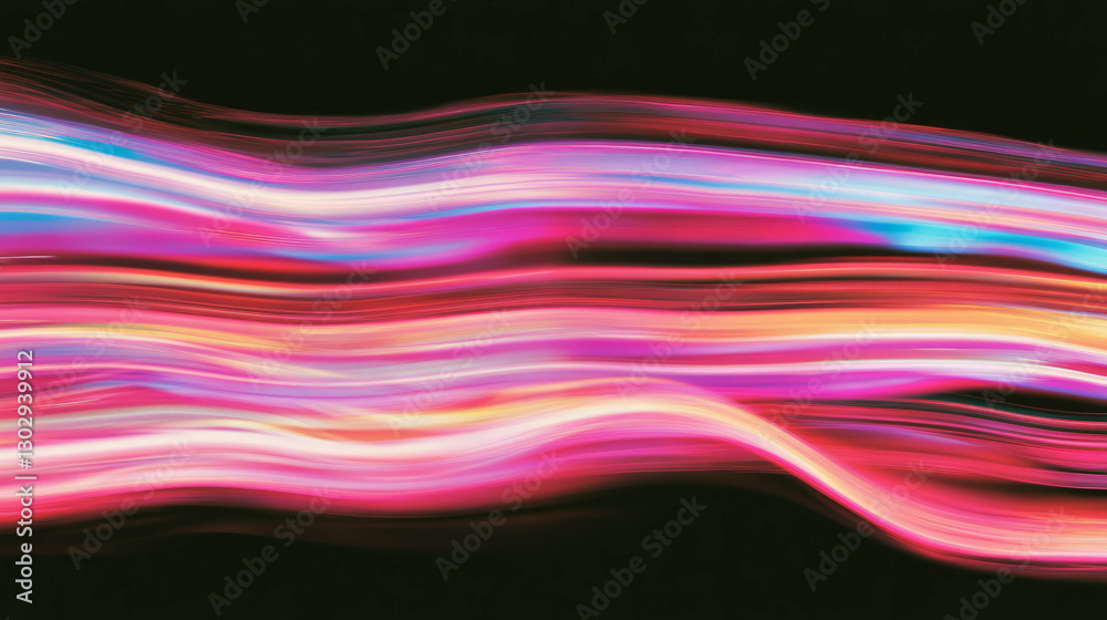 Poster dynamic light trails overlay texture for creative designs