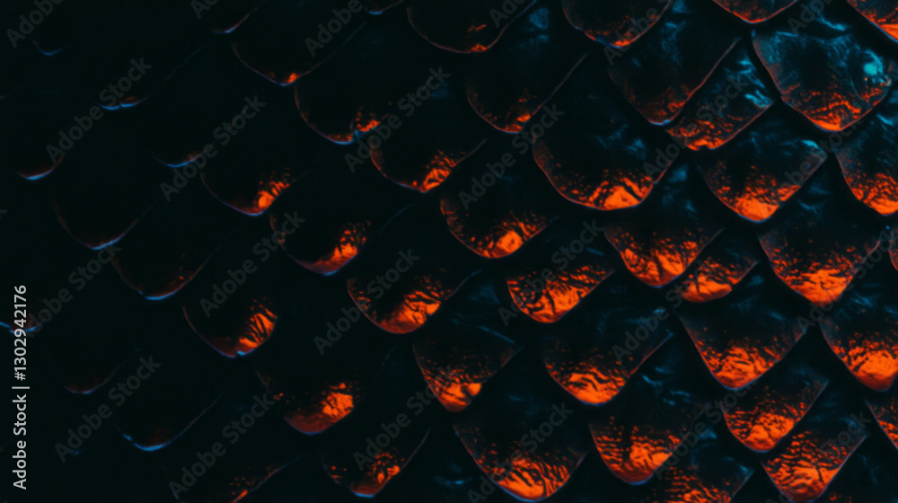 Poster vibrant reptile scale texture for creative background and design